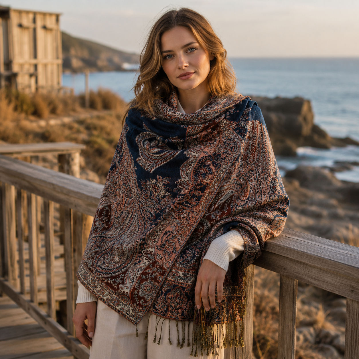 Raditional Wool Shawls From India